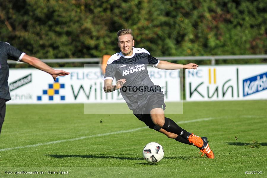 Sebastian Stumpf, 23.09.2017, Landesliga Nordwest, SV Alemannia Haibach, TSV Karlburg - Bild-ID: 2202760