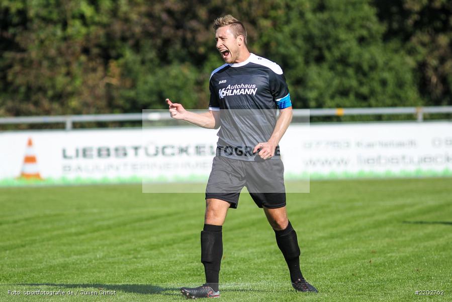Manuel Römlein, 23.09.2017, Landesliga Nordwest, SV Alemannia Haibach, TSV Karlburg - Bild-ID: 2202762