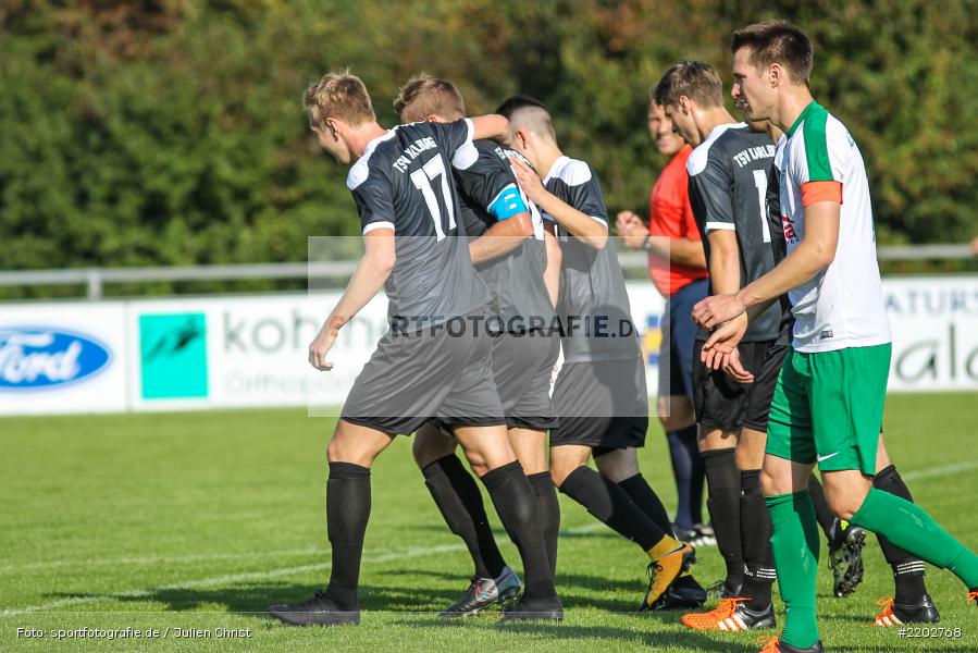 Manuel Römlein, Marco Schiebel, 23.09.2017, Landesliga Nordwest, SV Alemannia Haibach, TSV Karlburg - Bild-ID: 2202768