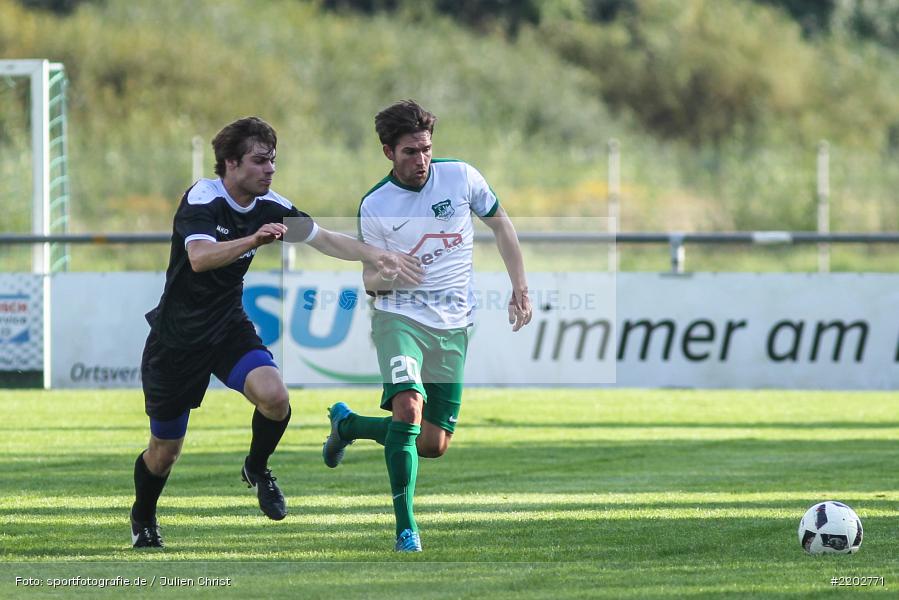 Erik Schnell Kretschmer, Mato Papic, 23.09.2017, Landesliga Nordwest, SV Alemannia Haibach, TSV Karlburg - Bild-ID: 2202771