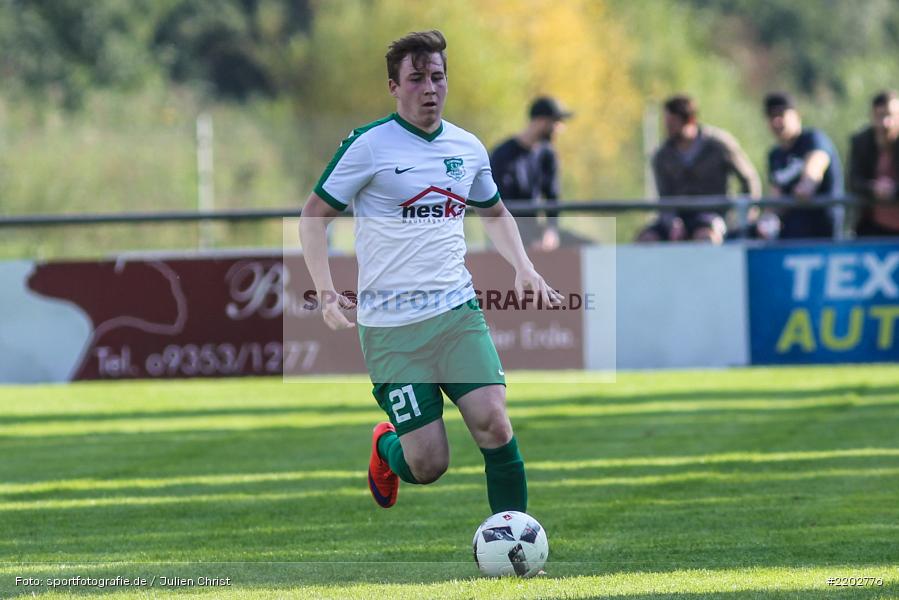 Lukas Fröhlich, 23.09.2017, Landesliga Nordwest, SV Alemannia Haibach, TSV Karlburg - Bild-ID: 2202776