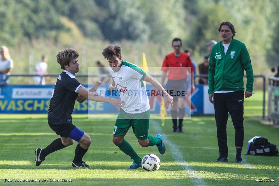 Mato Papic, Erik Schnell Kretschmer, 23.09.2017, Landesliga Nordwest, SV Alemannia Haibach, TSV Karlburg - Bild-ID: 2202784