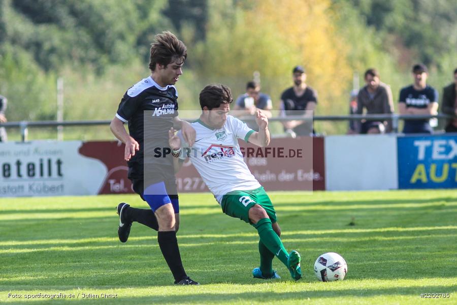 Mato Papic, Erik Schnell Kretschmer, 23.09.2017, Landesliga Nordwest, SV Alemannia Haibach, TSV Karlburg - Bild-ID: 2202785