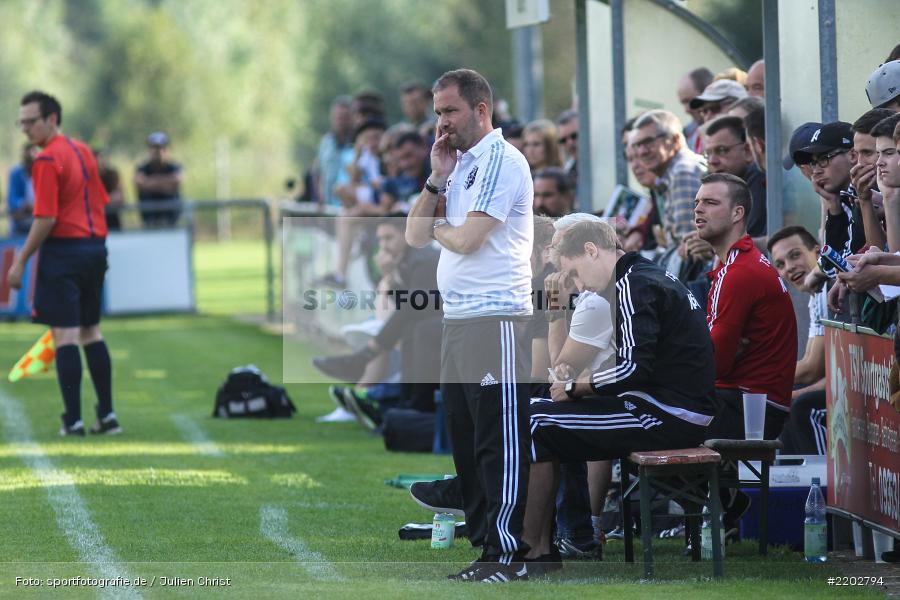 Patrick Sträßer, 23.09.2017, Landesliga Nordwest, SV Alemannia Haibach, TSV Karlburg - Bild-ID: 2202794