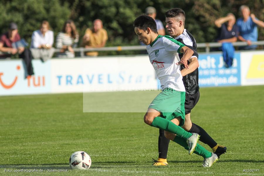 Pasqual Verkamp, Jan Wabnitz, 23.09.2017, Landesliga Nordwest, SV Alemannia Haibach, TSV Karlburg - Bild-ID: 2202797