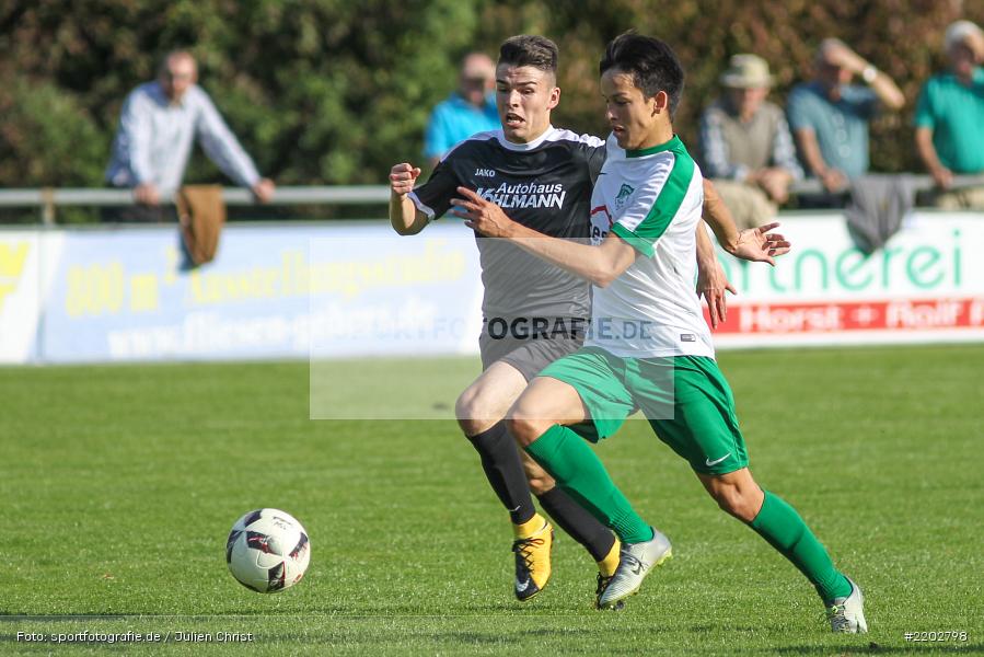 Pasqual Verkamp, Jan Wabnitz, 23.09.2017, Landesliga Nordwest, SV Alemannia Haibach, TSV Karlburg - Bild-ID: 2202798