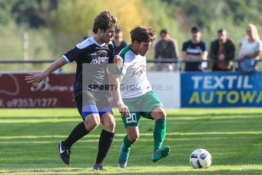 Erik Schnell Kretschmer, Mato Papic, 23.09.2017, Landesliga Nordwest, SV Alemannia Haibach, TSV Karlburg - Bild-ID: 2202799
