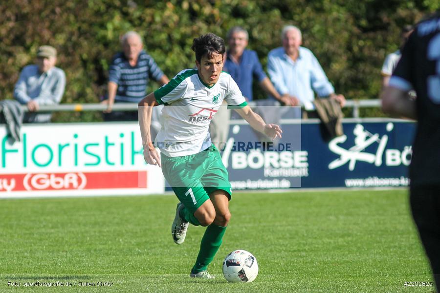 Pasqual Verkamp, 23.09.2017, Landesliga Nordwest, SV Alemannia Haibach, TSV Karlburg - Bild-ID: 2202825 Pasqual Verkamp, 23.09.2017, Landesliga Nordwest, SV Alemannia Haibach, TSV Karlburg - Bild-ID: 2202825