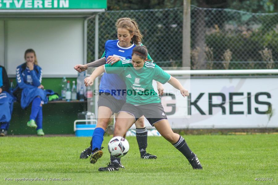 Julia Vogel, Anne Schraud, 24.09.2017, Kreisliga Frauen, DJK-SV Rieden, FV Karlstadt - Bild-ID: 2202930 Julia Vogel, Anne Schraud, 24.09.2017, Kreisliga Frauen, DJK-SV Rieden, FV Karlstadt - Bild-ID: 2202930