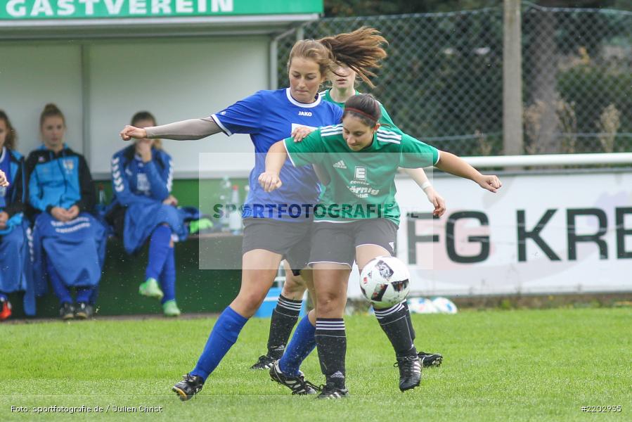 Julia Vogel, Anne Schraud, 24.09.2017, Kreisliga Frauen, DJK-SV Rieden, FV Karlstadt - Bild-ID: 2202935 Julia Vogel, Anne Schraud, 24.09.2017, Kreisliga Frauen, DJK-SV Rieden, FV Karlstadt - Bild-ID: 2202935