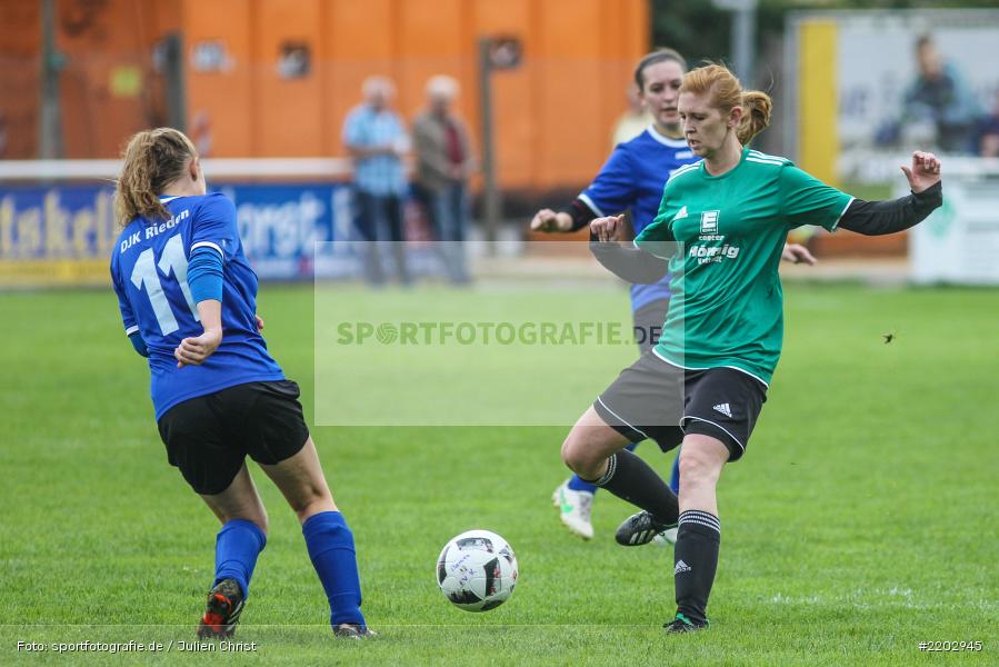 Franziska Kaiser, Pia Gehrsitz, 24.09.2017, Kreisliga Frauen, DJK-SV Rieden, FV Karlstadt - Bild-ID: 2202945 Franziska Kaiser, Pia Gehrsitz, 24.09.2017, Kreisliga Frauen, DJK-SV Rieden, FV Karlstadt - Bild-ID: 2202945