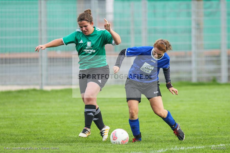 Kerstin Büttner, Michaela Straub, 24.09.2017, Kreisliga Frauen, DJK-SV Rieden, FV Karlstadt - Bild-ID: 2202952