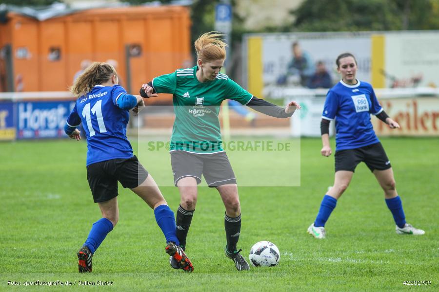 Pia Gehrsitz, Franziska Kaiser, 24.09.2017, Kreisliga Frauen, DJK-SV Rieden, FV Karlstadt - Bild-ID: 2202959 Pia Gehrsitz, Franziska Kaiser, 24.09.2017, Kreisliga Frauen, DJK-SV Rieden, FV Karlstadt - Bild-ID: 2202959