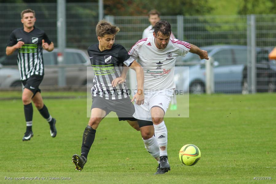 Dominik Hehrlein, Christian Stich, 24.09.2017, Kreisliga Würzburg, TSV Retzbach, FV Gemünden/Seifriedsburg - Bild-ID: 2202998