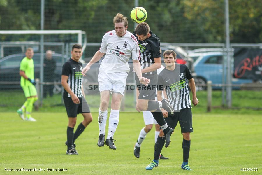Sebastian Kleespies, Mario Hartmann, 24.09.2017, Kreisliga Würzburg, TSV Retzbach, FV Gemünden/Seifriedsburg - Bild-ID: 2203005