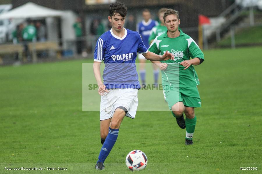 Jannik Burkard, 03.10.2017, Kreisklasse Würzburg, FC Gössenheim, FV Wernfeld/Adelsberg - Bild-ID: 2203080