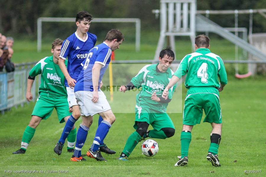 Daniel Röder, Robert Erfurt, 03.10.2017, Kreisklasse Würzburg, FC Gössenheim, FV Wernfeld/Adelsberg - Bild-ID: 2203097 Daniel Röder, Robert Erfurt, 03.10.2017, Kreisklasse Würzburg, FC Gössenheim, FV Wernfeld/Adelsberg - Bild-ID: 2203097
