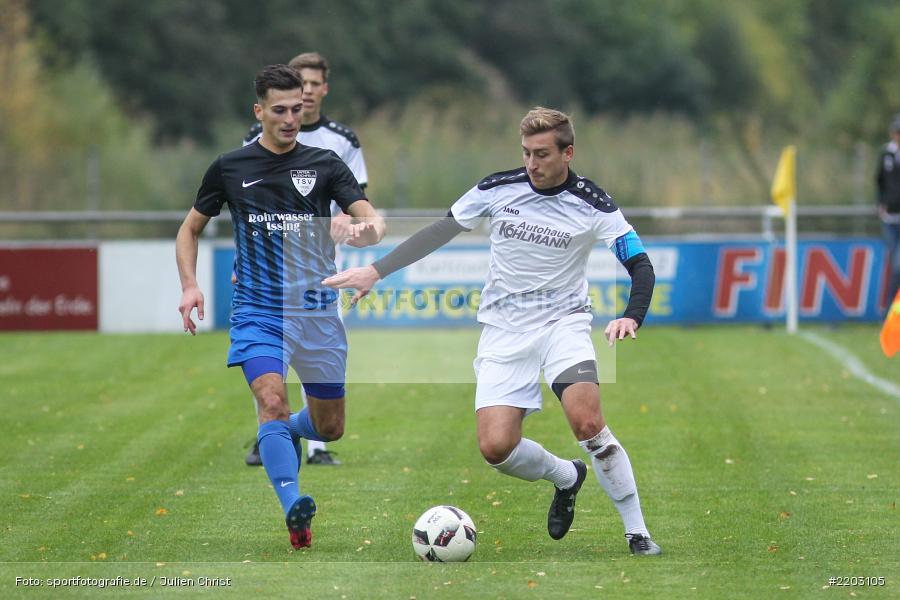 Manuel Römlein, Julian Horn, 07.10.2017, Landesliga Nordwest, TSV Unterpleichfeld, TSV Karlburg - Bild-ID: 2203105 Manuel Römlein, Julian Horn, 07.10.2017, Landesliga Nordwest, TSV Unterpleichfeld, TSV Karlburg - Bild-ID: 2203105