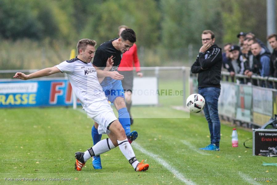 Sebastian Stumpf, Julian Horn, 07.10.2017, Landesliga Nordwest, TSV Unterpleichfeld, TSV Karlburg - Bild-ID: 2203106 Sebastian Stumpf, Julian Horn, 07.10.2017, Landesliga Nordwest, TSV Unterpleichfeld, TSV Karlburg - Bild-ID: 2203106