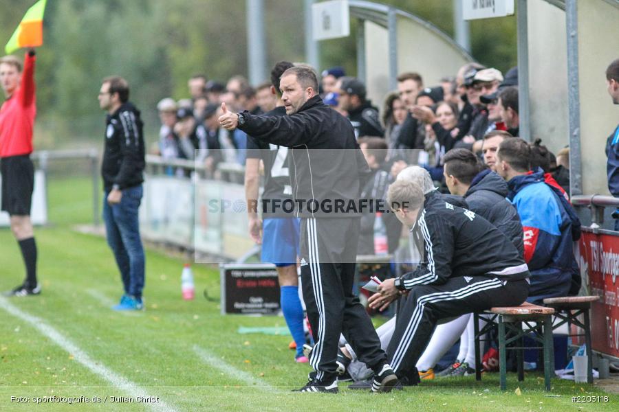Patrick Sträßer, 07.10.2017, Landesliga Nordwest, TSV Unterpleichfeld, TSV Karlburg - Bild-ID: 2203118
