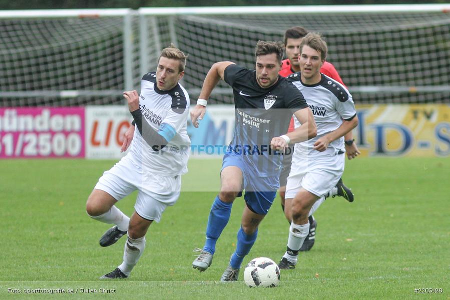Nikos Bude, Manuel Römlein, 07.10.2017, Landesliga Nordwest, TSV Unterpleichfeld, TSV Karlburg - Bild-ID: 2203128