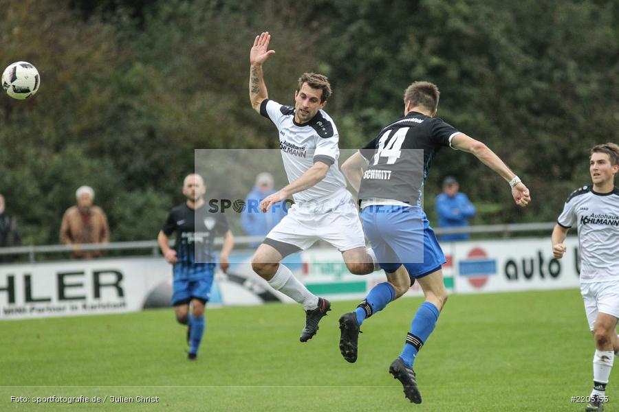 Johannes Gold, Andre Schmitt, 07.10.2017, Landesliga Nordwest, TSV Unterpleichfeld, TSV Karlburg - Bild-ID: 2203133