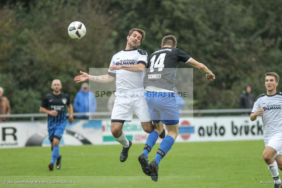 Andre Schmitt, Johannes Gold, 07.10.2017, Landesliga Nordwest, TSV Unterpleichfeld, TSV Karlburg - Bild-ID: 2203141