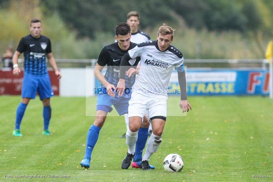 Julian Horn, Manuel Römlein, 07.10.2017, Landesliga Nordwest, TSV Unterpleichfeld, TSV Karlburg - Bild-ID: 2203151