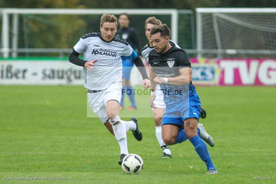 Manuel Römlein, Nikos Bude, 07.10.2017, Landesliga Nordwest, TSV Unterpleichfeld, TSV Karlburg - Bild-ID: 2203167 Manuel Römlein, Nikos Bude, 07.10.2017, Landesliga Nordwest, TSV Unterpleichfeld, TSV Karlburg - Bild-ID: 2203167