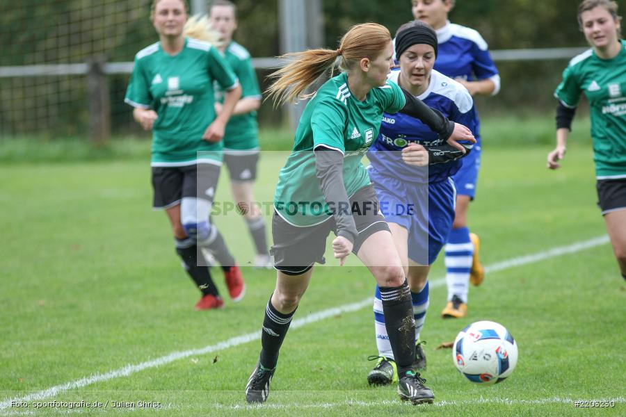 Tina Baumgartner, Pia Gehrsitz, 08.10.2017, Kreisliga Frauen, MSV Modlos, FV Karlstadt - Bild-ID: 2203230