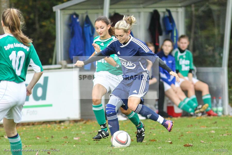 Alina Hemmerich, Monja Rückert, 08.10.2017, Bezirksoberliga Frauen, TSV Keilberg, SpVgg Adelsberg - Bild-ID: 2203232