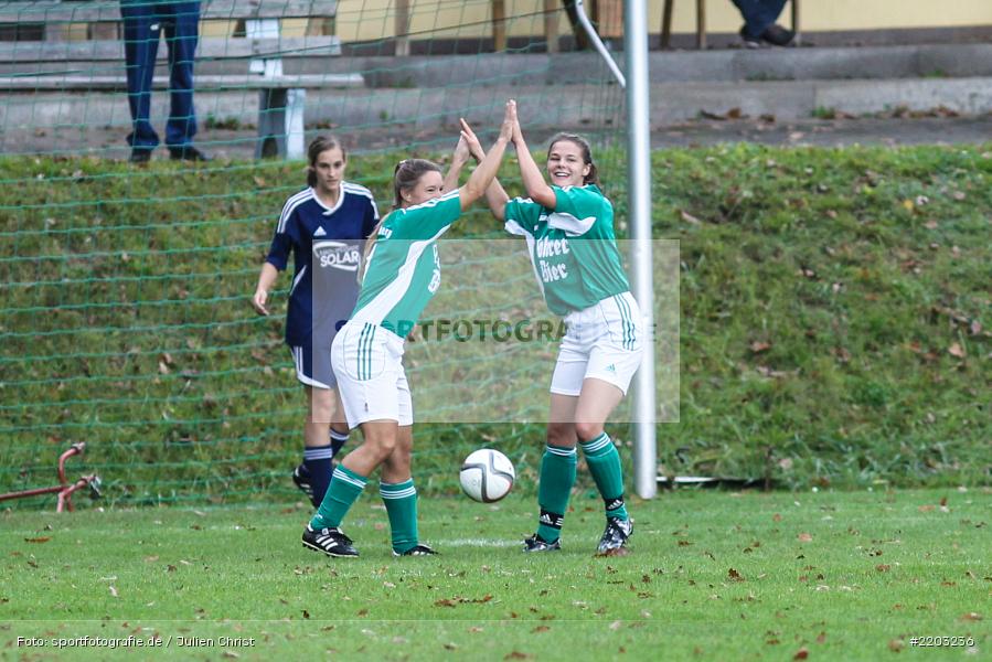 Yvonne Hemmerich, Sophia Breitenbach, 08.10.2017, Bezirksoberliga Frauen, TSV Keilberg, SpVgg Adelsberg - Bild-ID: 2203236