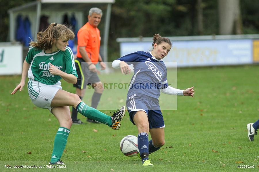 Danielle Schüssler, Katharina Schmitt, 08.10.2017, Bezirksoberliga Frauen, TSV Keilberg, SpVgg Adelsberg - Bild-ID: 2203260