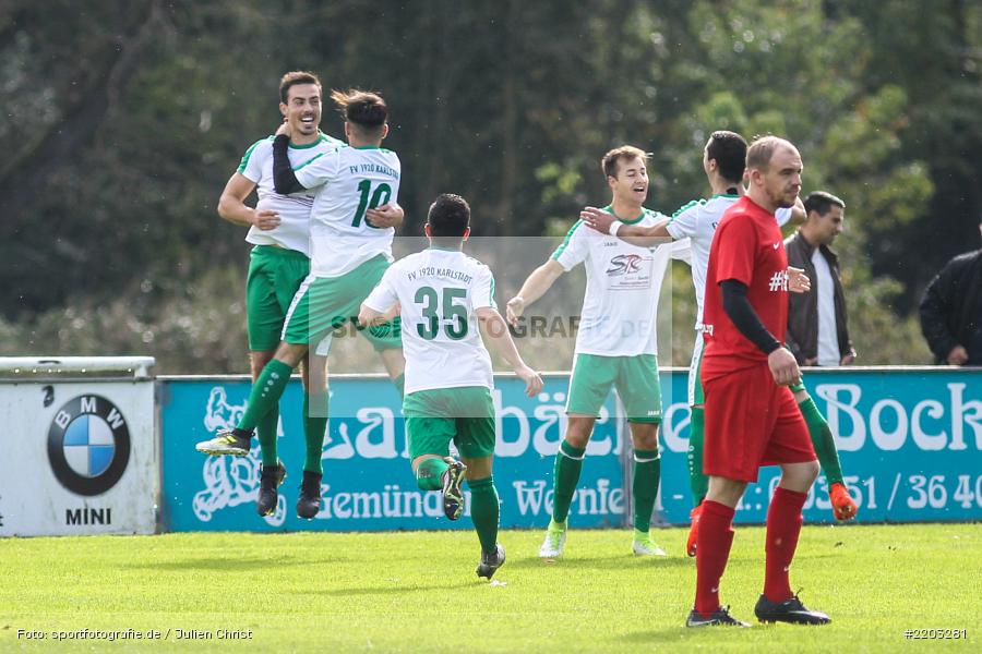 08.10.2017, Bezirksliga West, SV Vatan Spor Aschaffenburg, FV Karlstadt - Bild-ID: 2203281 08.10.2017, Bezirksliga West, SV Vatan Spor Aschaffenburg, FV Karlstadt - Bild-ID: 2203281