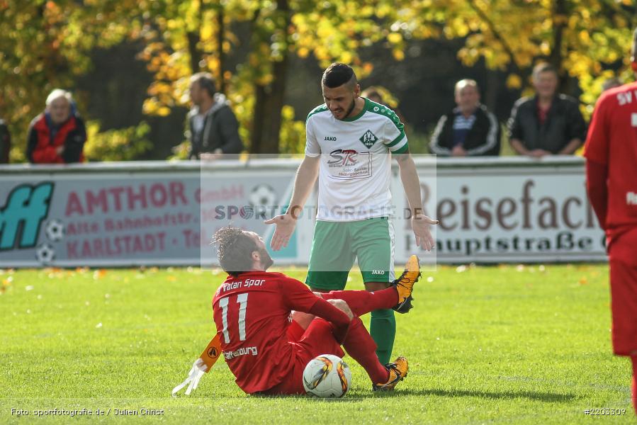 Peter Sprung, 08.10.2017, Bezirksliga West, SV Vatan Spor Aschaffenburg, FV Karlstadt - Bild-ID: 2203309 Peter Sprung, 08.10.2017, Bezirksliga West, SV Vatan Spor Aschaffenburg, FV Karlstadt - Bild-ID: 2203309