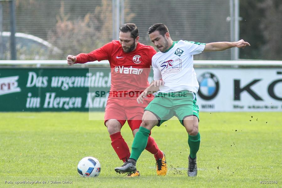 Abdurrahman Marangoz, Peter Sprung, 08.10.2017, Bezirksliga West, SV Vatan Spor Aschaffenburg, FV Karlstadt - Bild-ID: 2203318 Abdurrahman Marangoz, Peter Sprung, 08.10.2017, Bezirksliga West, SV Vatan Spor Aschaffenburg, FV Karlstadt - Bild-ID: 2203318