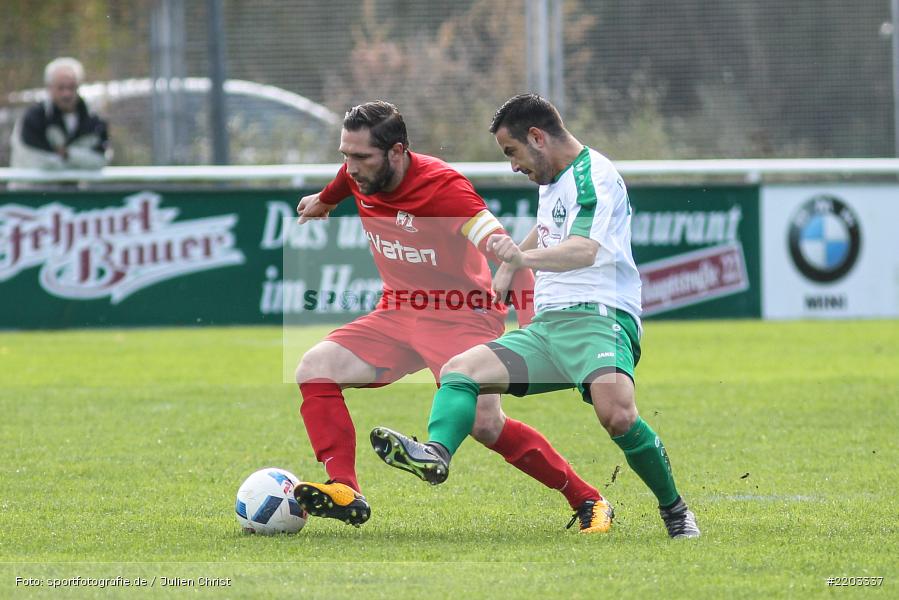 Peter Sprung, Abdurrahman Marangoz, 08.10.2017, Bezirksliga West, SV Vatan Spor Aschaffenburg, FV Karlstadt - Bild-ID: 2203337 Peter Sprung, Abdurrahman Marangoz, 08.10.2017, Bezirksliga West, SV Vatan Spor Aschaffenburg, FV Karlstadt - Bild-ID: 2203337