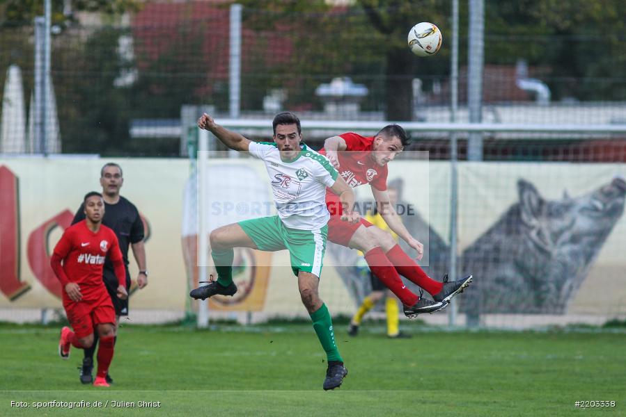 Dominik Lambrecht, 08.10.2017, Bezirksliga West, SV Vatan Spor Aschaffenburg, FV Karlstadt - Bild-ID: 2203338