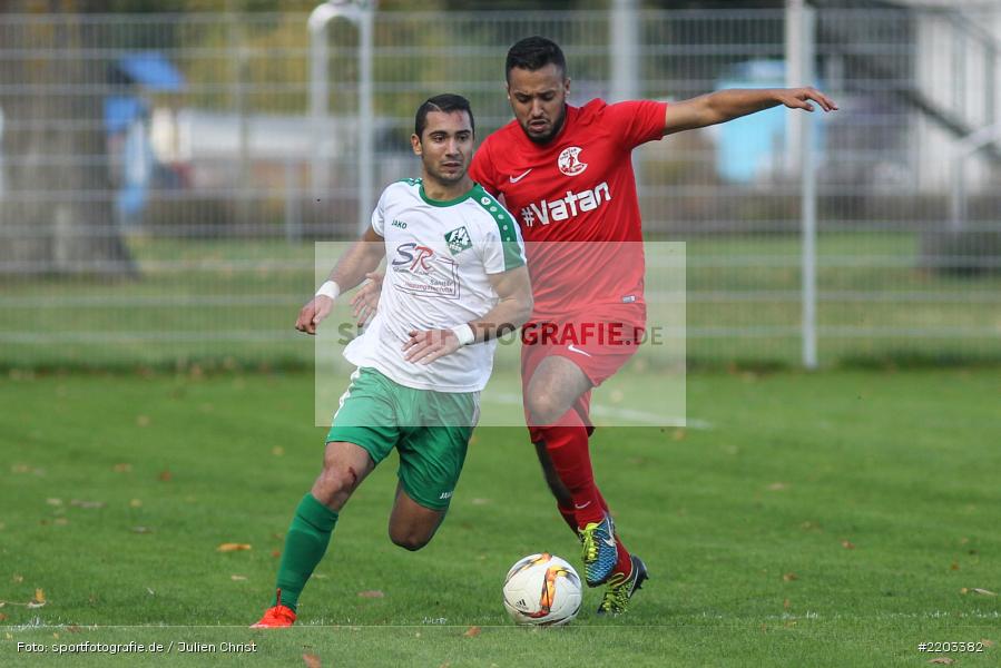 Soufian El Hatri, Johan Brahimi, 08.10.2017, Bezirksliga West, SV Vatan Spor Aschaffenburg, FV Karlstadt - Bild-ID: 2203382 Soufian El Hatri, Johan Brahimi, 08.10.2017, Bezirksliga West, SV Vatan Spor Aschaffenburg, FV Karlstadt - Bild-ID: 2203382
