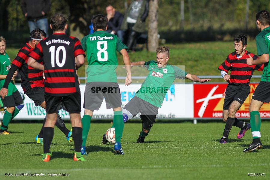 Philipp Gößwein, 08.10.2017, Kreisliga Würzburg, SG Hettstadt, TSV Retzbach - Bild-ID: 2203390