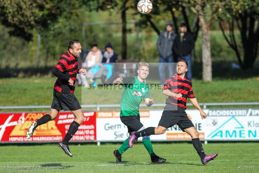 Philipp Gößwein, Steffen Rögele, 08.10.2017, Kreisliga Würzburg, SG Hettstadt, TSV Retzbach - Bild-ID: 2203393