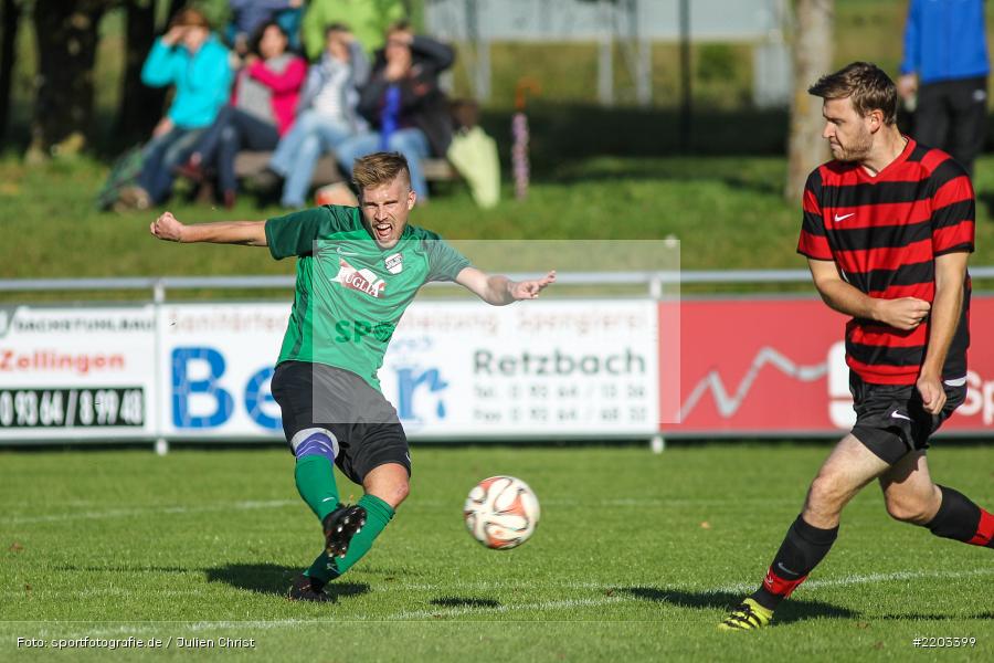 Philipp Gößwein, 08.10.2017, Kreisliga Würzburg, SG Hettstadt, TSV Retzbach - Bild-ID: 2203399