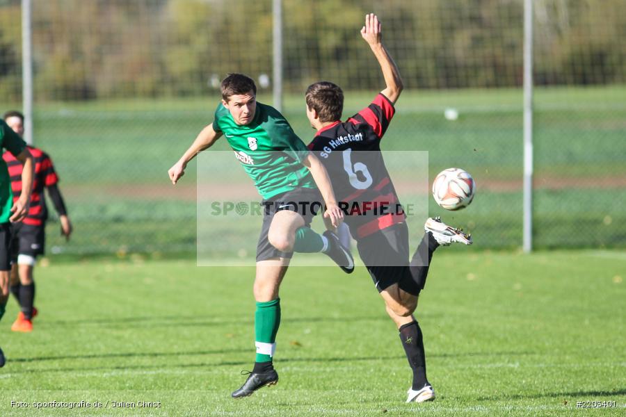 Mario Hartmann, Sebastian Schebler, 08.10.2017, Kreisliga Würzburg, SG Hettstadt, TSV Retzbach - Bild-ID: 2203401