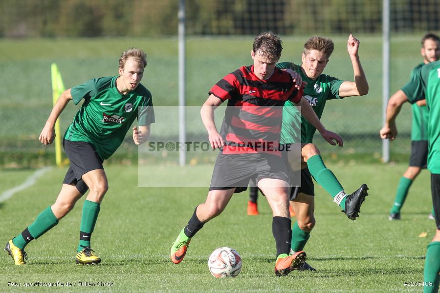 Maximilian Köstler, Mark Urkom, 08.10.2017, Kreisliga Würzburg, SG Hettstadt, TSV Retzbach - Bild-ID: 2203408