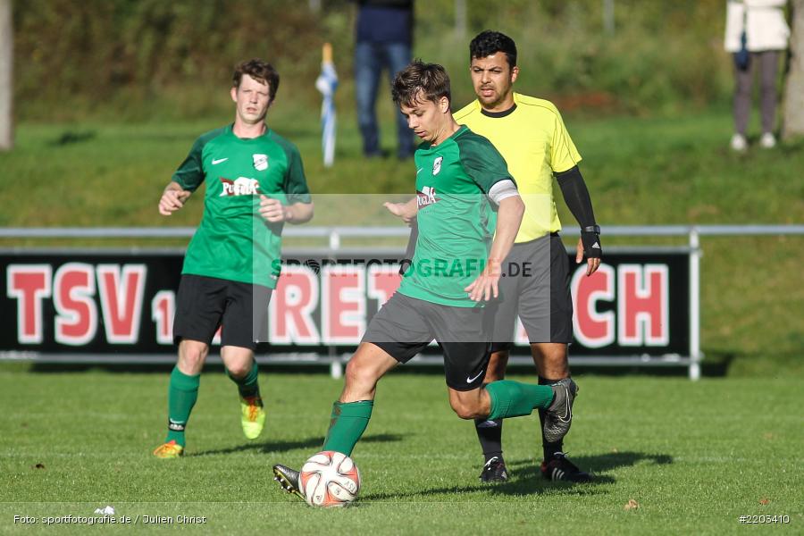 Dominik Hehrlein, 08.10.2017, Kreisliga Würzburg, SG Hettstadt, TSV Retzbach - Bild-ID: 2203410