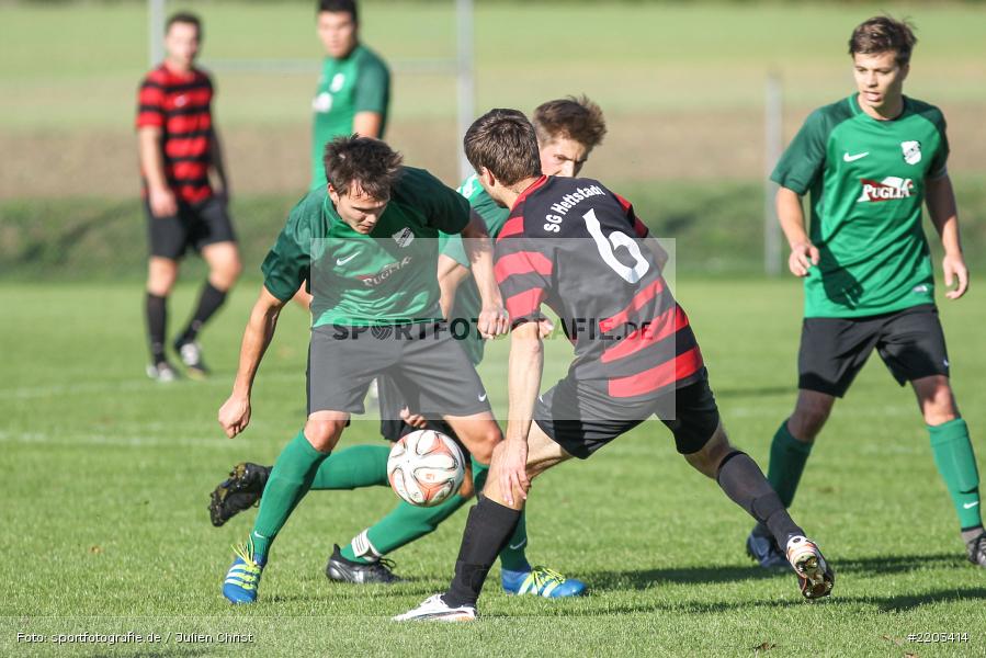 Sebastian Schebler, Andreas Köhler, 08.10.2017, Kreisliga Würzburg, SG Hettstadt, TSV Retzbach - Bild-ID: 2203414