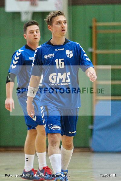 Jonas Holaschke, 08.10.2017, Handball, HSC Bad Neustadt II, TSV Karlstadt - Bild-ID: 2203418