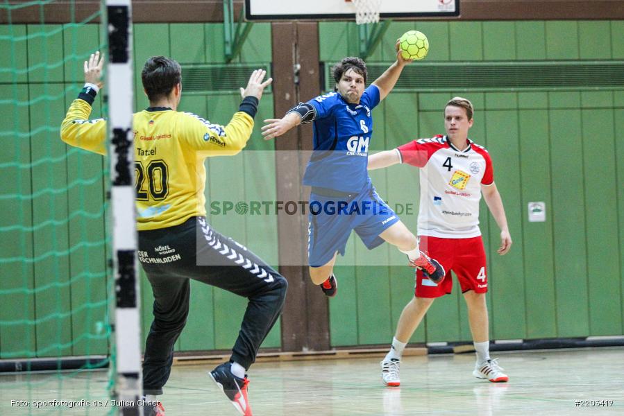 Fabian Tatzel, Sebastian Heun, 08.10.2017, Handball, HSC Bad Neustadt II, TSV Karlstadt - Bild-ID: 2203419
