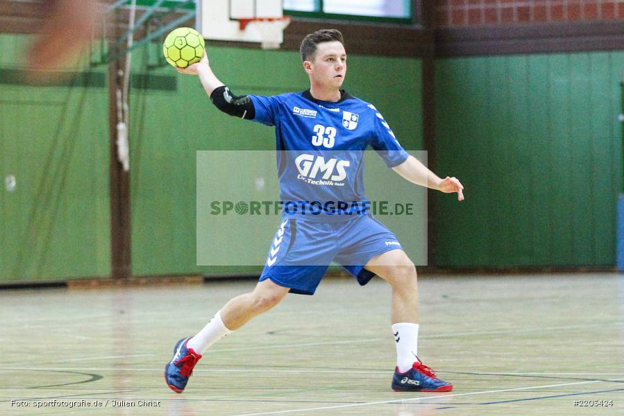 Benedikt Fuchs, 08.10.2017, Handball, HSC Bad Neustadt II, TSV Karlstadt - Bild-ID: 2203424