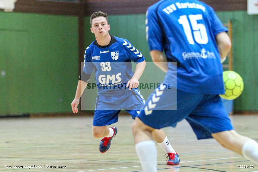 Benedikt Fuchs, 08.10.2017, Handball, HSC Bad Neustadt II, TSV Karlstadt - Bild-ID: 2203425